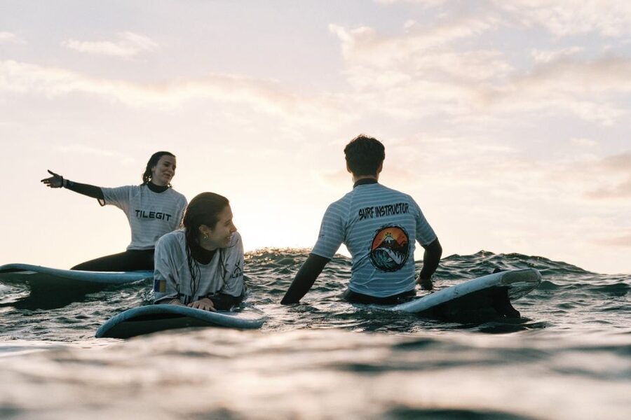 Tenerife: Group Surf Lesson catch your wave - Choosing the right surfboard and getting suited up