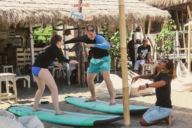 The funniest private 2 hour surf lesson, Canggu - How the private format affects value