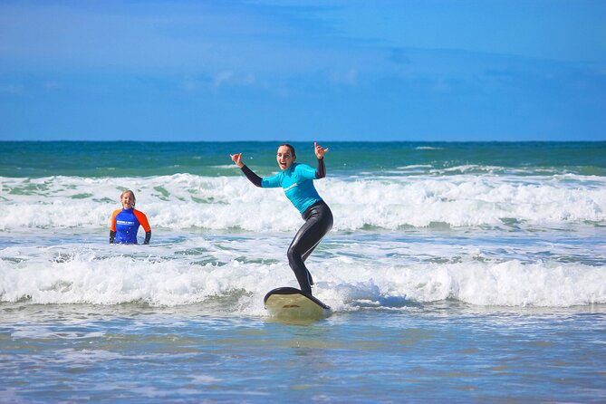 Two Hour Surf Lesson in Torquay on the Great Ocean Road - Learning to catch waves and pop up