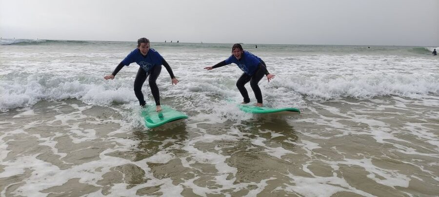Vilamoura: Surf Lesson at Falésia Beach - The first half hour: safety, surf rules, and warm-up