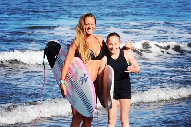 Waves Hawaii Surf School in Kihei Maui - The land lesson comes before the waves